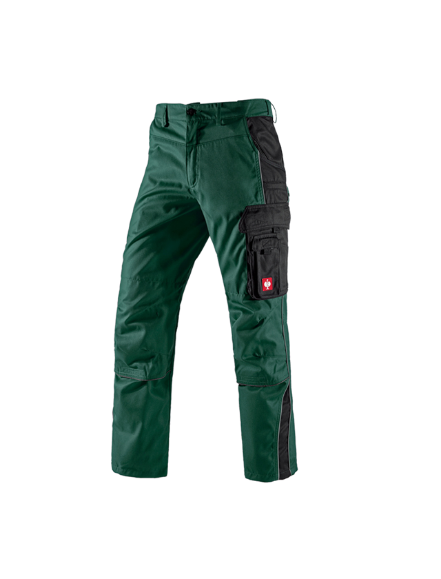 Spodnie robocze: Spodnie do pasa e.s.active + zielony/czarny 2