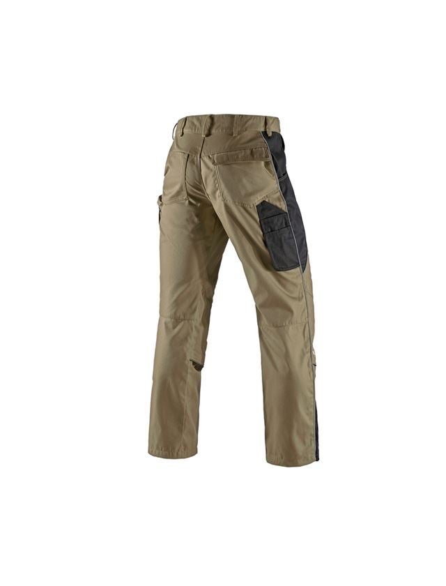 Spodnie robocze: Spodnie do pasa e.s.active + khaki/czarny 3