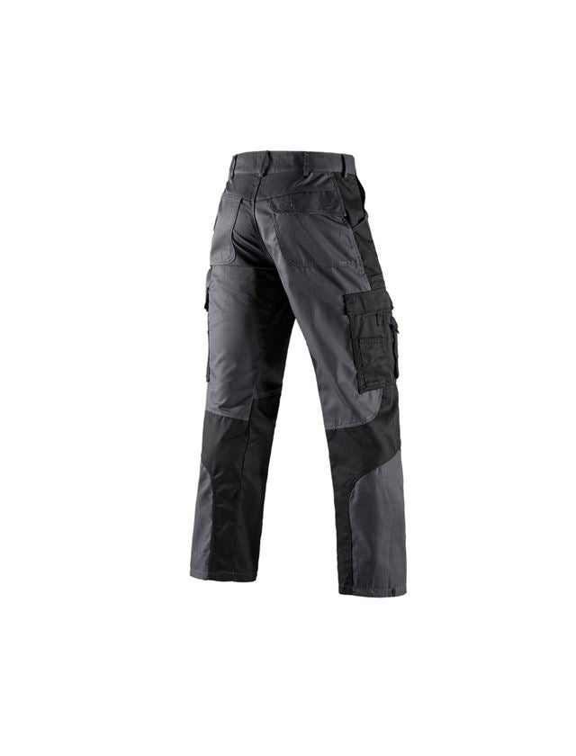 Spodnie robocze: Spodnie do pasa e.s. carat + antracytowy/czarny 3
