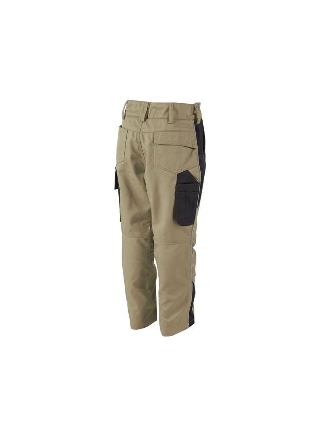 Spodnie: Spodnie do pasa dziecięce e.s.active + khaki/czarny 1