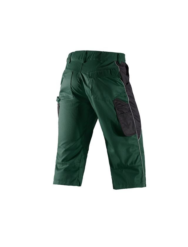 Spodnie robocze: Rybaczki e.s.active + zielony/czarny 3