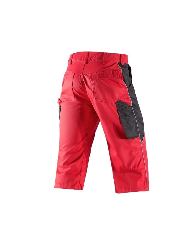 Spodnie robocze: Rybaczki e.s.active + czerwony/czarny 3
