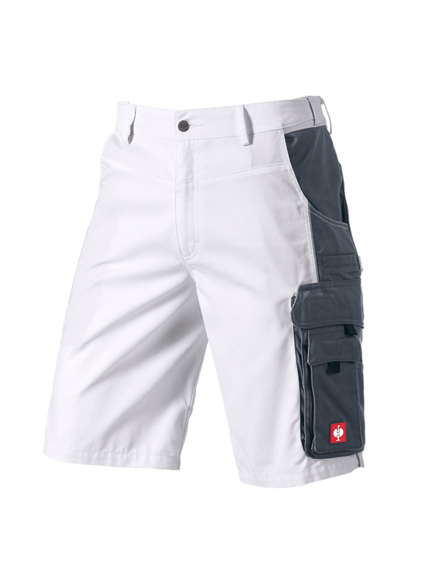 Spodnie robocze: Szorty e.s.active + biały/szary 2