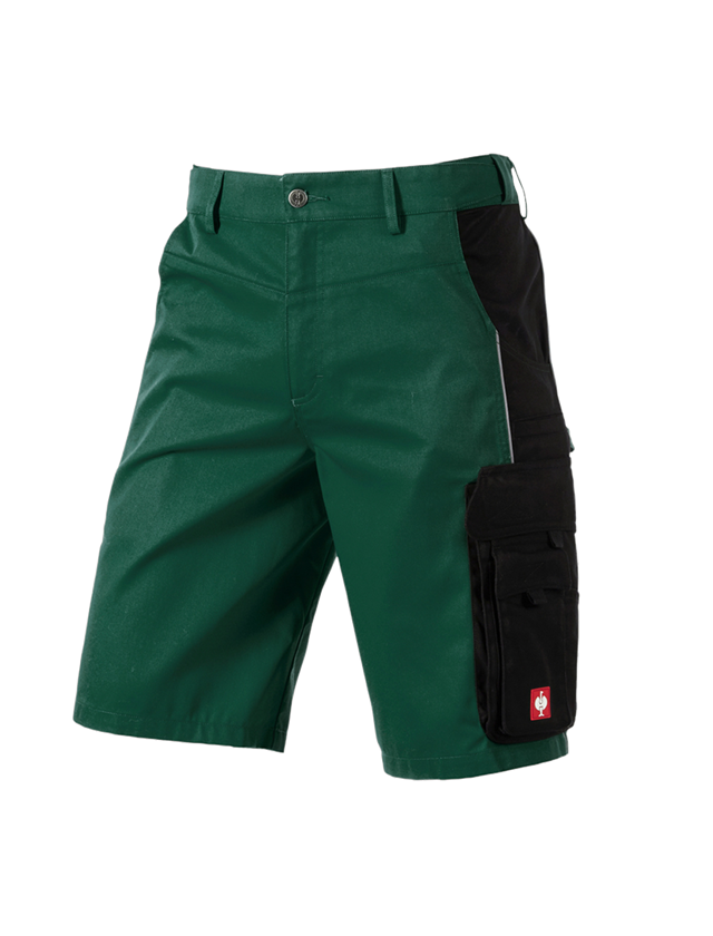 Spodnie robocze: Szorty e.s.active + zielony/czarny 2