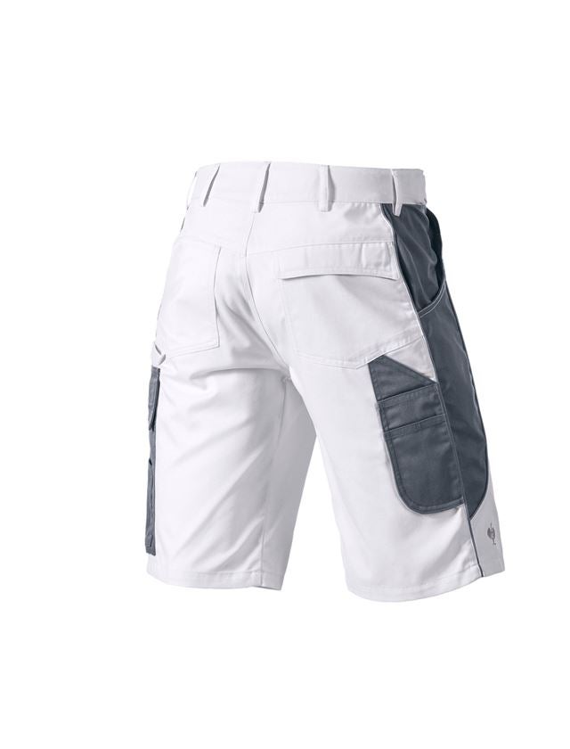 Spodnie robocze: Szorty e.s.active + biały/szary 3