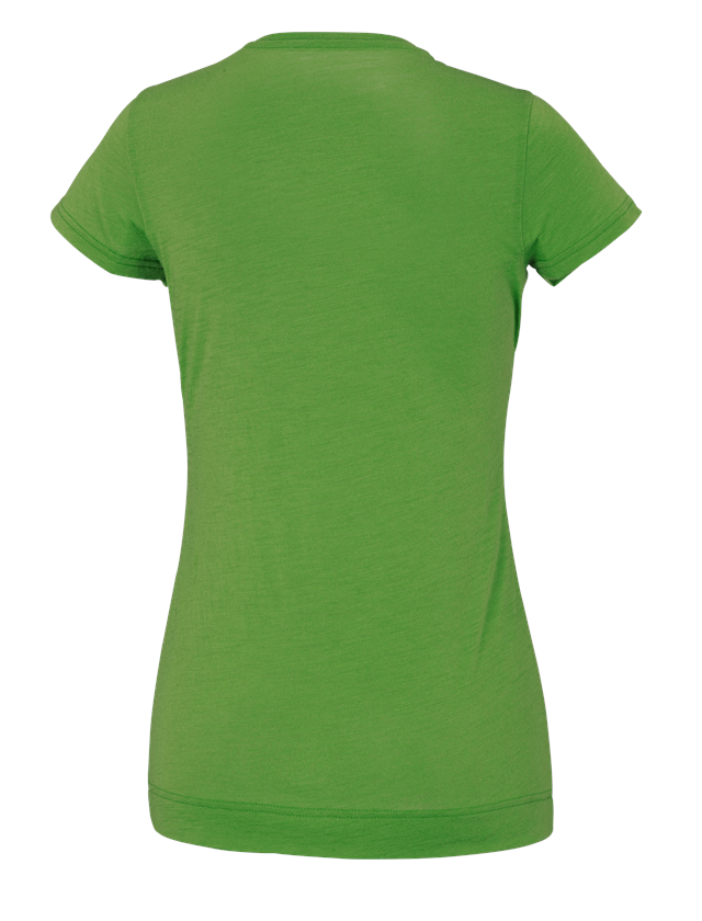 Tematy: e.s. Koszulka Merino light, damska + zielony morski 1