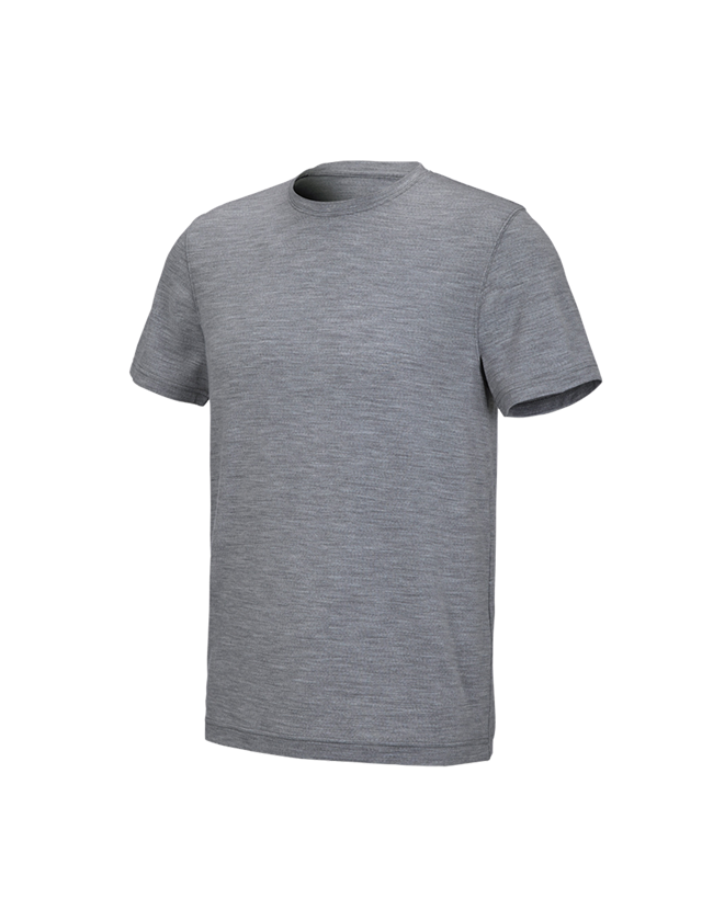 Koszulki | Pulower | Koszule: e.s. Koszulka Merino light + szary melanżowy 2