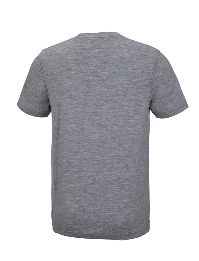 Koszulki | Pulower | Koszule: e.s. Koszulka Merino light + szary melanżowy 3