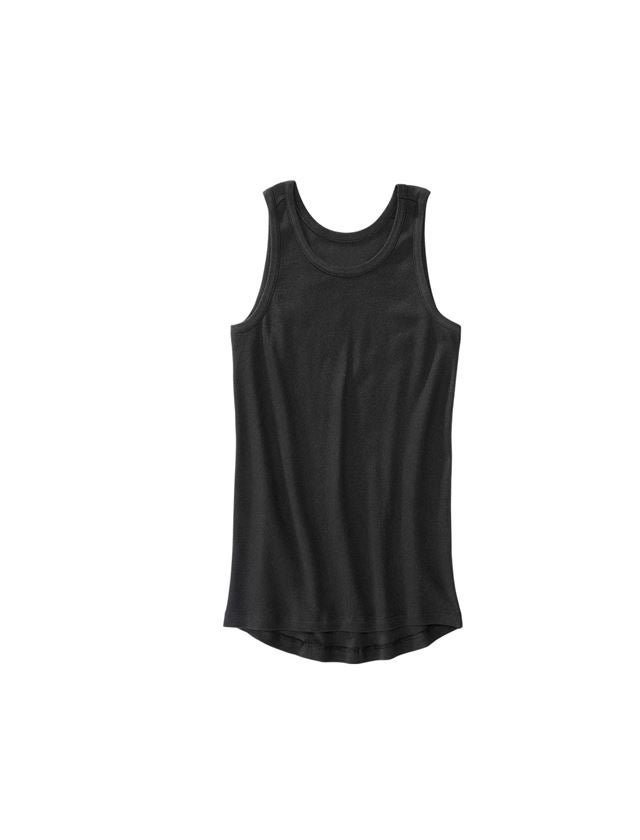 Bielizna | Odzież termoaktywna: Koszulka bokserka e.s. cotton rib + czarny