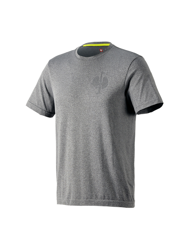 Koszulki | Pulower | Koszule: Koszulka seamless e.s.trail + szary bazaltowy melanżowy