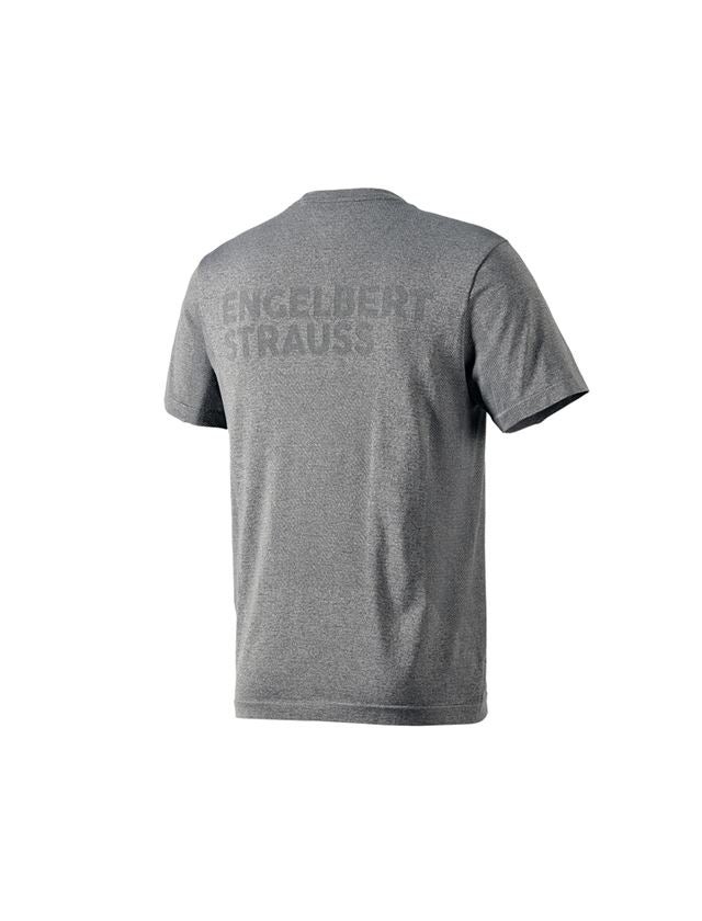 Koszulki | Pulower | Koszule: Koszulka seamless e.s.trail + szary bazaltowy melanżowy 1
