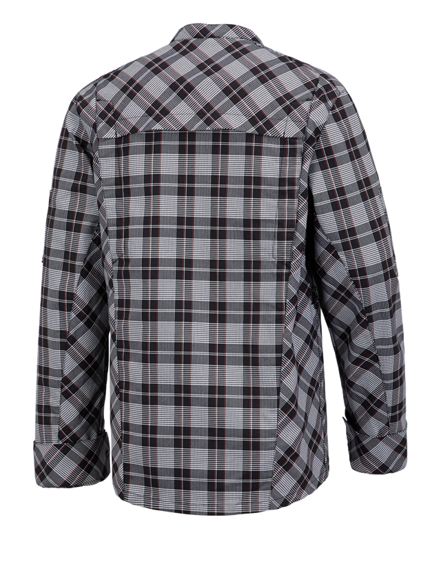 Kurtki robocze: Bluza ochronna z długim rękawem e.s.fusion, męska + czarny/biały/czerwony 1