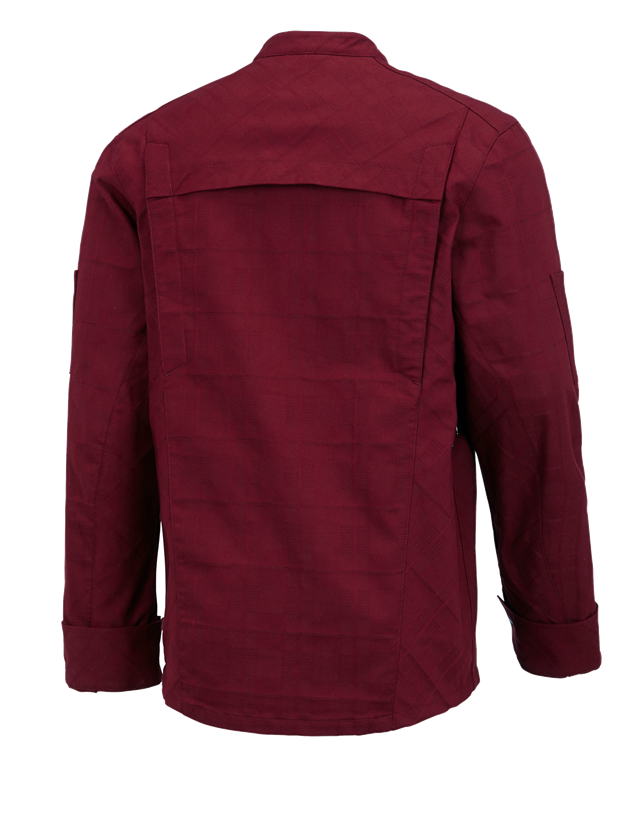 Kurtki robocze: Bluza ochronna z długim rękawem e.s.fusion, męska + rubinowy 1