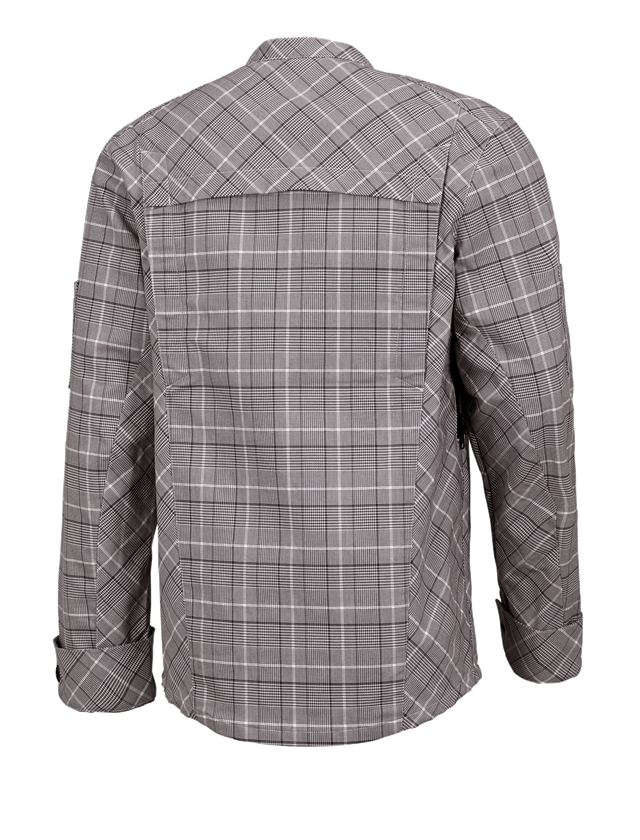 Koszulki | Pulower | Koszule: Bluza ochronna z długim rękawem e.s.fusion, męska + kasztanowy/biały 1
