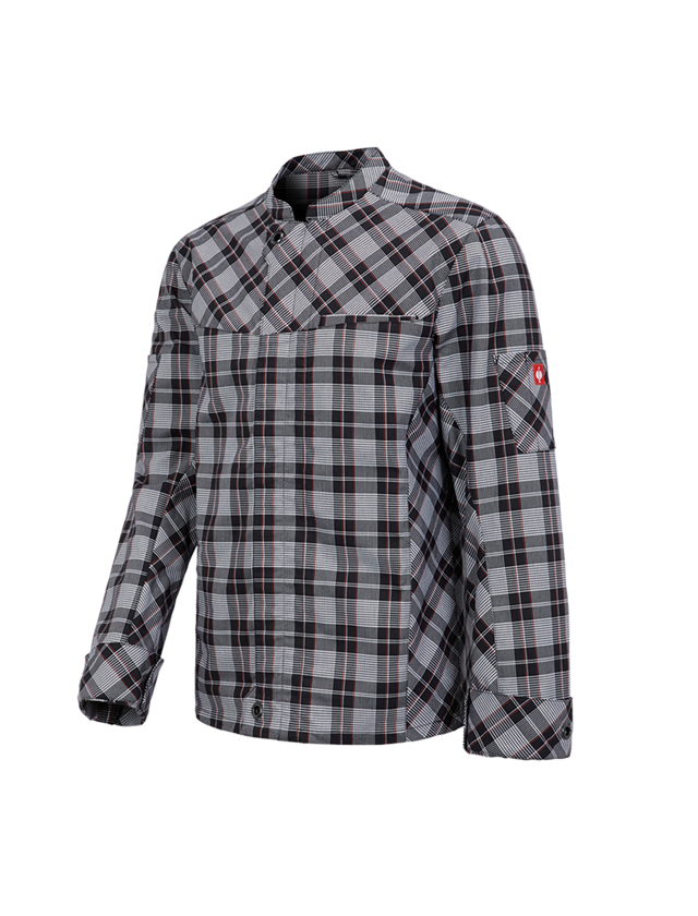 Kurtki robocze: Bluza ochronna z długim rękawem e.s.fusion, męska + czarny/biały/czerwony