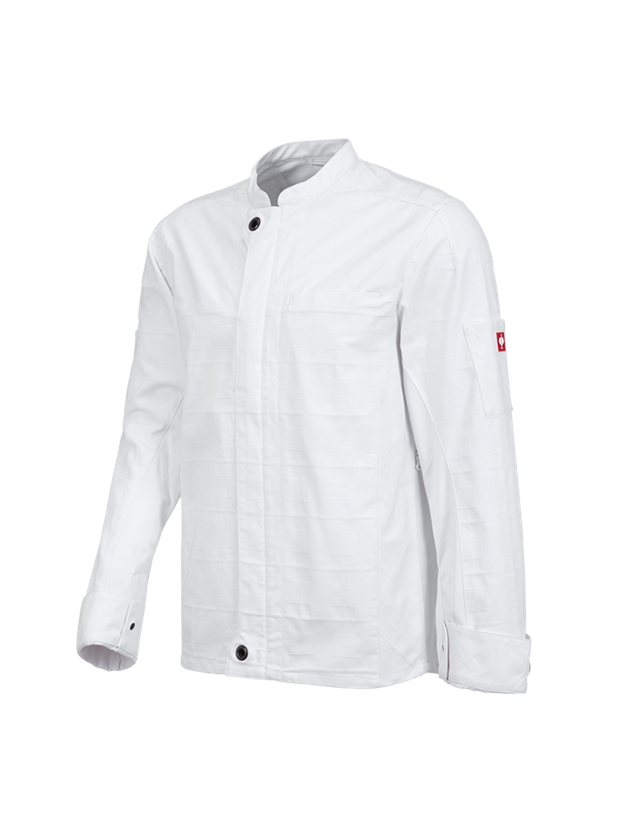 Tematy: Bluza ochronna z długim rękawem e.s.fusion, męska + biały