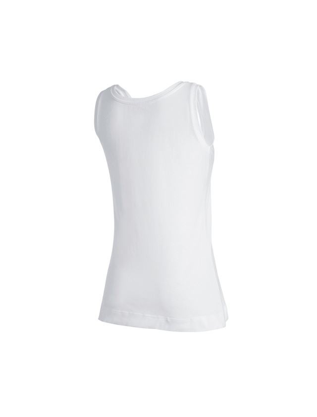 Koszulki | Pulower | Bluzki: e.s. Koszulka bokserka cotton stretch, damska + biały 3