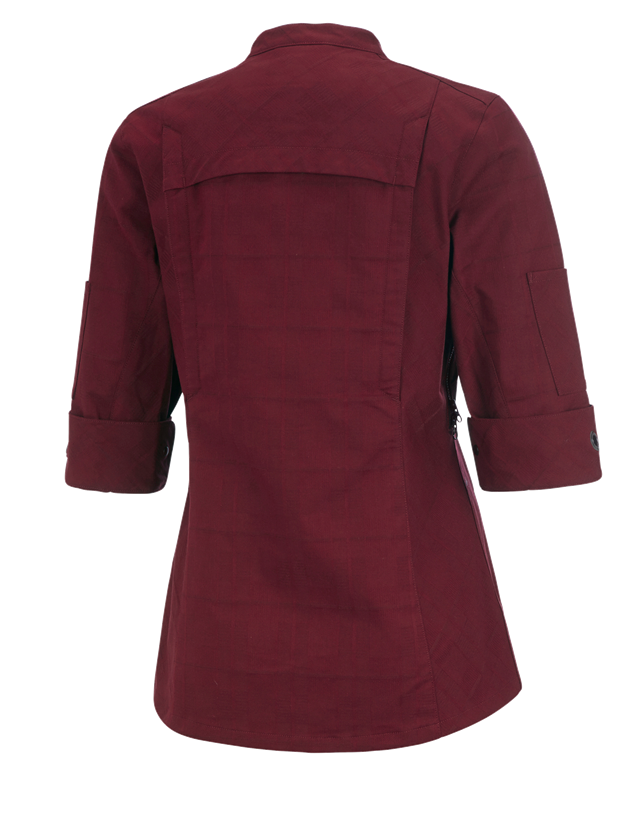 Koszulki | Pulower | Bluzki: Bluza kucharska rękaw 3/4 e.s.fusion, damska + rubinowy 1