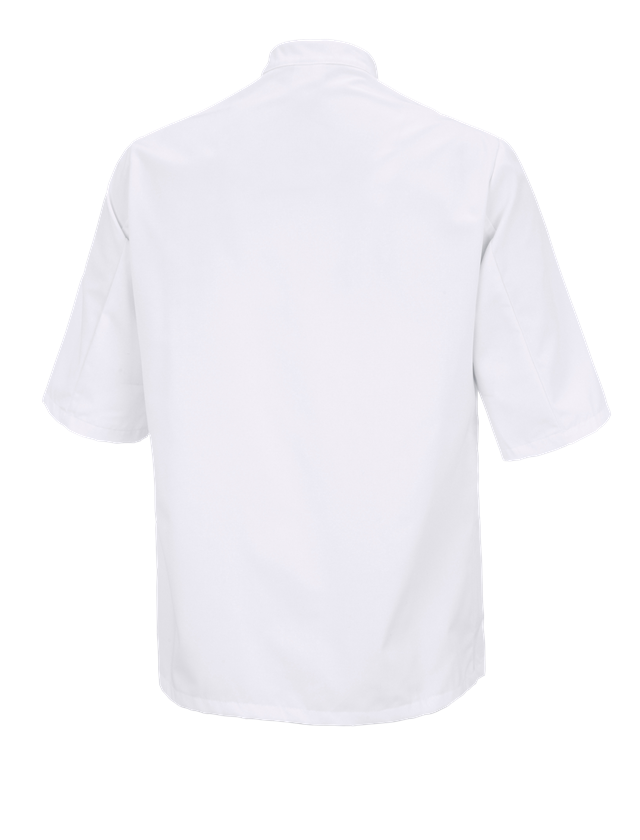 Koszulki | Pulower | Koszule: Bluza kucharska Elegance, rękaw 1/2 + biały/czarny 1