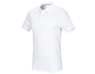 e.s. Koszulka polo z piki cotton stretch, slim fit